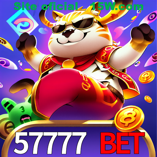 Imagem promocional da 57777 Bet mostrando a plataforma e suas vantagens